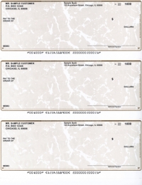 Tan Marble 3 to a Page Voucher Computer Checks