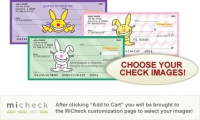 MiCheck It's Happy Bunny Personal Checks