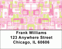 Retro Shapes Address Labels Accessories