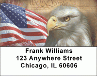 American Eagle Pride Address Labels