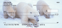 Precious Polar Bear Cubs Personal Checks