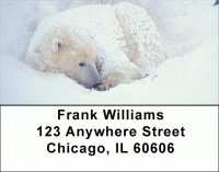 Precious Polar Bear Cubs Address Labels Accessories