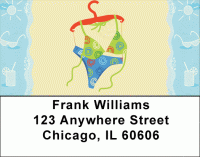 Bikini Beach Address Labels Accessories