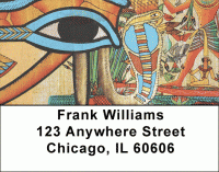 Egyptian Papyrus Address Labels