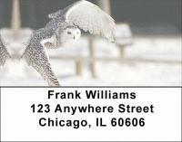 Owl Flight Address Labels Accessories