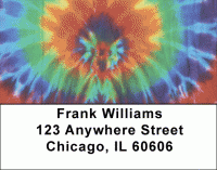 Tickled by Tie Dye Address Labels Accessories