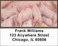 Pigs Address Labels Accessories