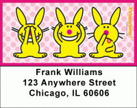 It's Happy Bunny Funny Address Labels Accessories