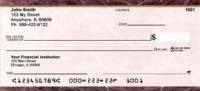 Burgundy Marble Personal Checks