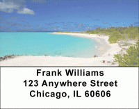 Beach Getaway Address Labels Accessories