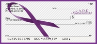 A.D.D. Awareness Ribbon Personal Checks