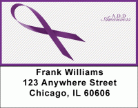 A.D.D. Awareness Ribbon Address Labels Accessories