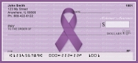 Alzheimer's Awareness Ribbon Personal Checks