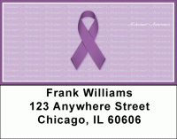 Alzheimer's Awareness Ribbon Address Labels Accessories