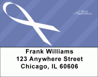 Blindness Awareness Ribbon Address Labels Accessories