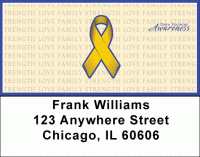 Down Syndrome Awareness Ribbon Address Labels Accessories