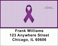 Cancer Awareness Ribbon Address Labels Accessories