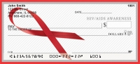 HIV/Aids Awareness Ribbon Personal Checks