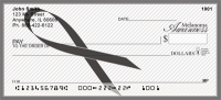 Melanoma Awareness Ribbon Personal Checks