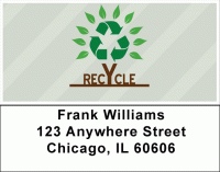 Recycle Tree Address Labels Accessories