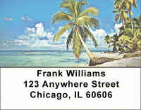 Beach Scenes Address Labels Accessories