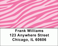 Zebra Pattern Address Labels Accessories