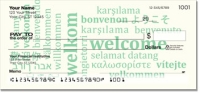 Welcome Mat Personal Checks