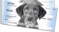Black Lab Pup Side Tear Personal Checks