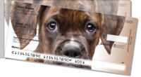 Boxer Pup Side Tear Personal Checks