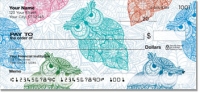 Colorful Owl Personal Checks