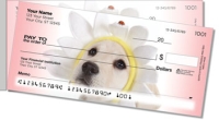 Yellow Lab Pup Side Tear Personal Checks