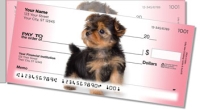 Yorkie Pup Side Tear Personal Checks
