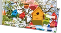 Wooden Birdhouse Side Tear Personal Checks