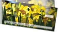 Golden Daffodil Side Tear Personal Checks