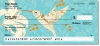 Floral Hummingbird Personal Checks