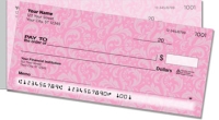 Pink & Black Side Tear Personal Checks