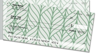 Patterns in Green Side Tear Personal Checks