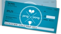 Ping Pong Side Tear Personal Checks