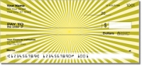 Yellow Starburst Personal Checks