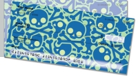 Cute Skull & Crossbones Side Tear Personal Checks