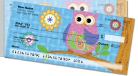 Cute Owl Side Tear Personal Checks