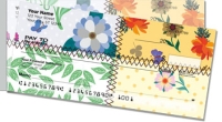 Quilt Square Side Tear Personal Checks