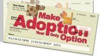 Animal Adoption Side Tear Personal Checks
