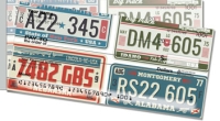 License Plate Side Tear Personal Checks