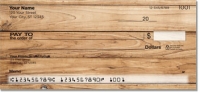 Wood Grain Personal Checks