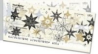 Ornamental Star Side Tear Personal Checks