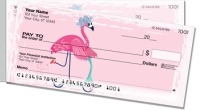 Fun Flamingo Side Tear Personal Checks