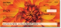 Orange Flower Personal Checks