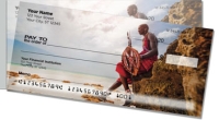 Maasai Tribe Side Tear Personal Checks