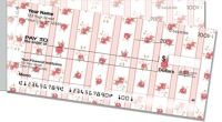 Floral Fabric Side Tear Personal Checks